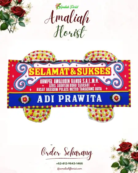 Papan Bunga Ucapan Selamat Adidharma